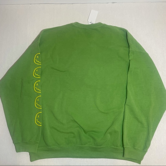 SALE! Nirvana Smile Sweatshirt L/XL Oversized - Picture 10 of 15